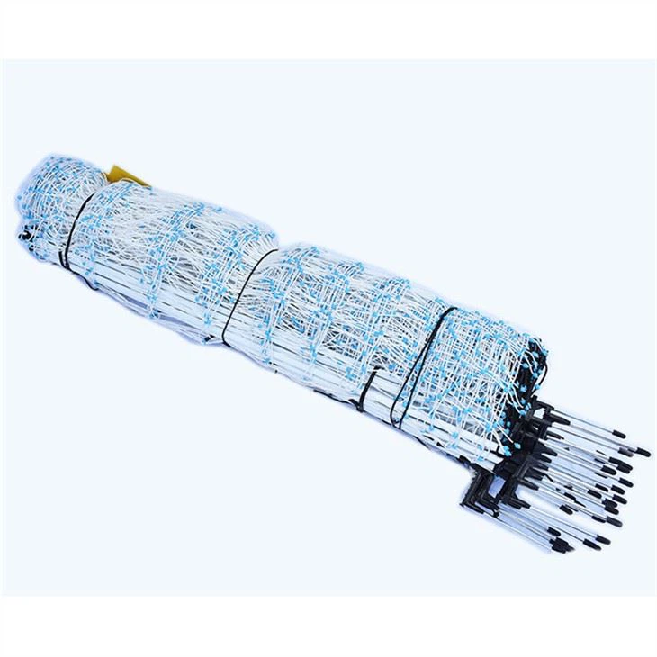 Farm Fence 50m Length Plastic Flat Woven Chicken Netting